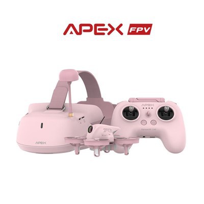 FPV drone kit le digalase tsa mahlo pinki .