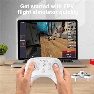 FPV drone le mokgwa wa ho latedisa hlooho .